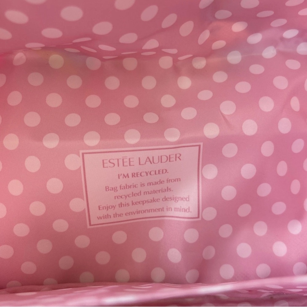 Estee Lauder Pink Comic Print Cosmetic Bag - Picture 9 of 9